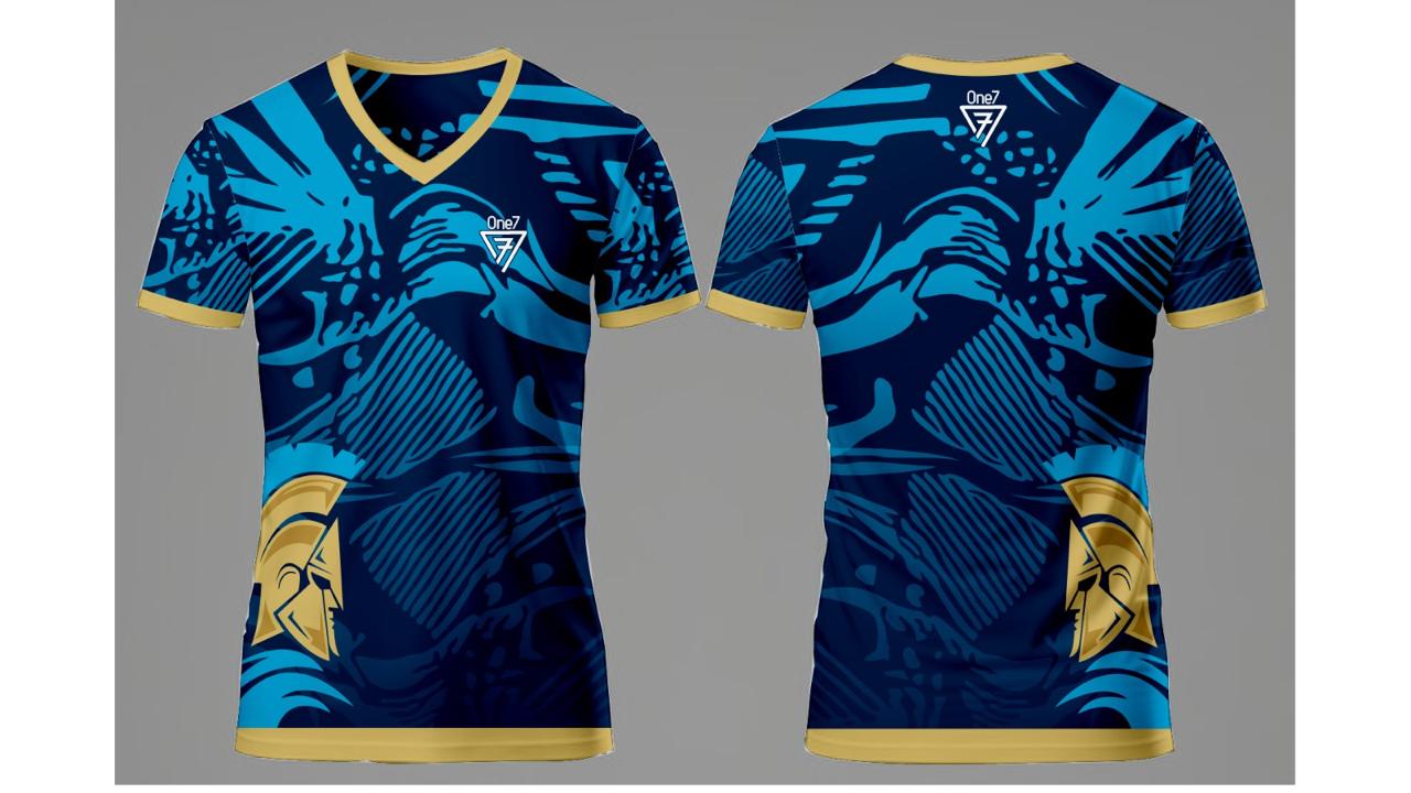 KP Sports Custom Uniform Cyan